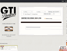 Tablet Screenshot of gtitheatres.com